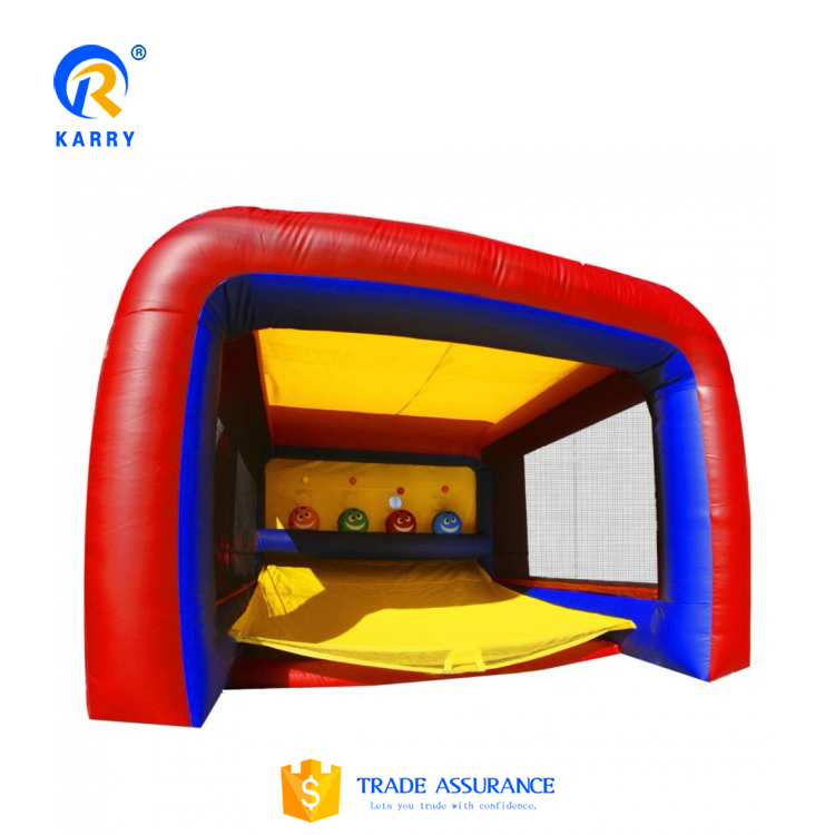 Interactive inflatable shooting game floating ball challenge outdoor interactive games