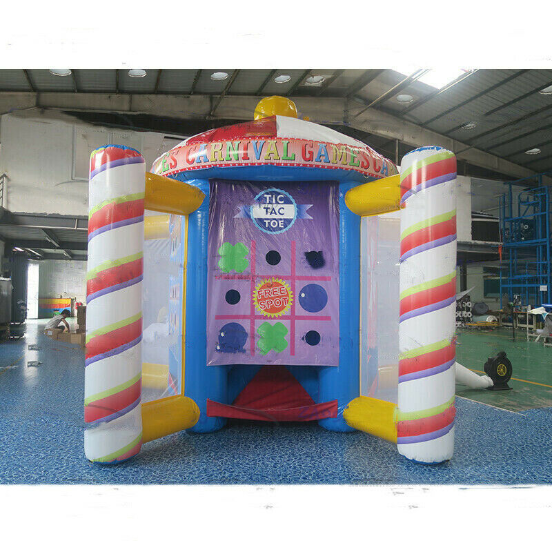 Giant funny inflatable carnival 5 in 1 game outdoor interactive sport games indoor game