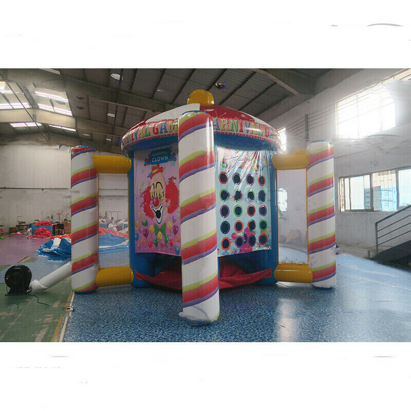 Giant funny inflatable carnival 5 in 1 game outdoor interactive sport games indoor game