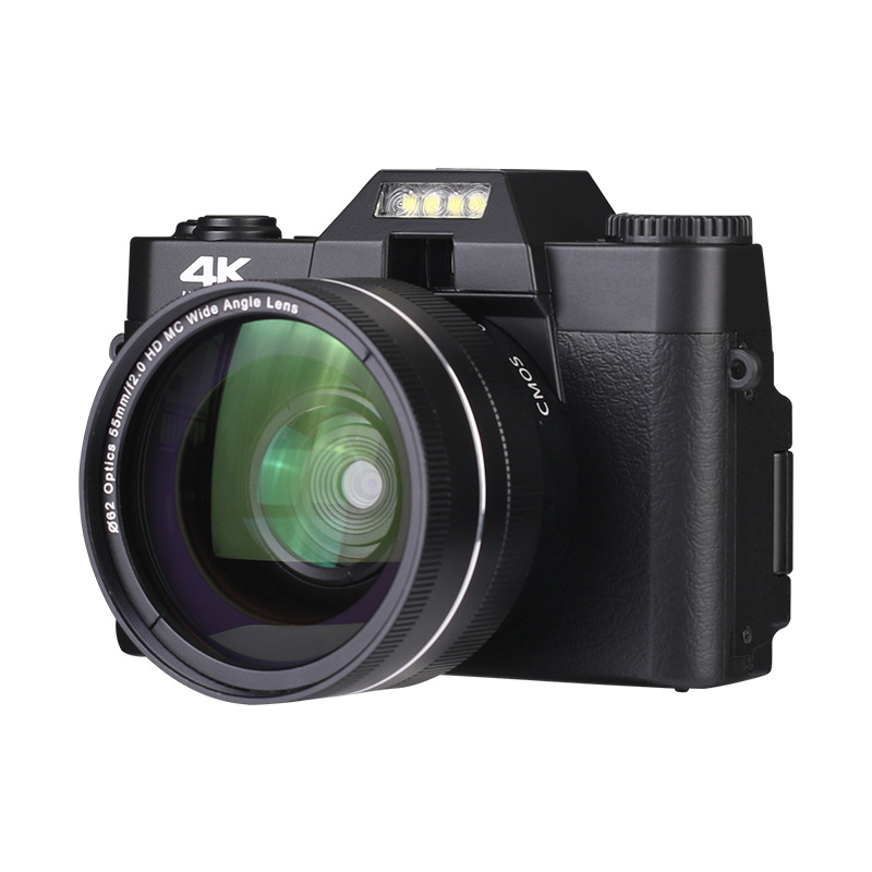 Digital Camera 4K Vlog Video Camera with Wide Angl