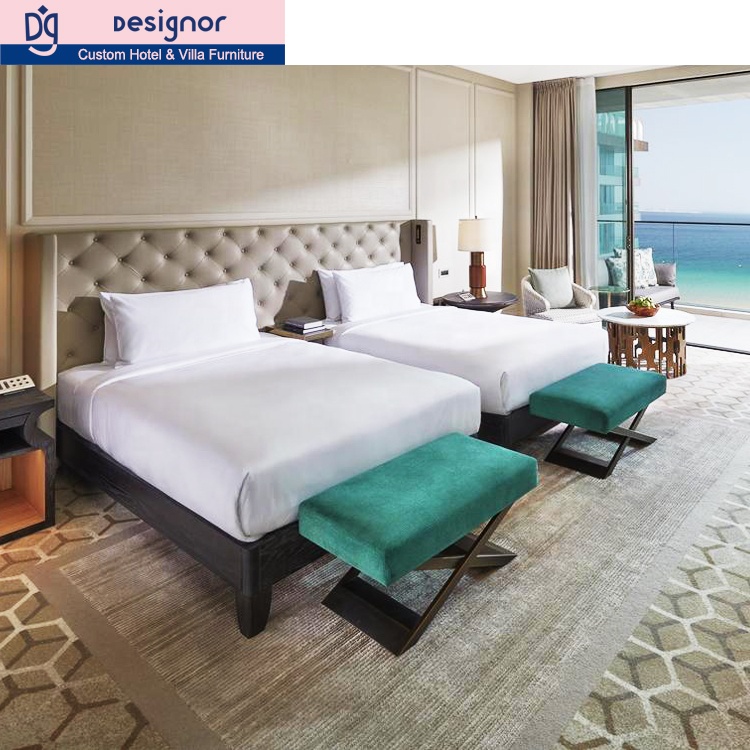 DG Luxury hotel furniture for sale custom hotel room furniture packages for 5 star hotel bedroom