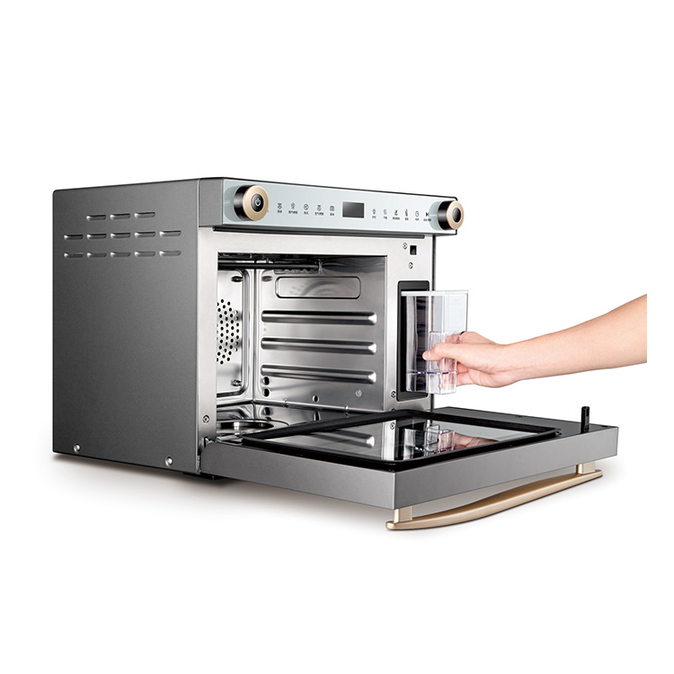 Kitchen appliance modern design bulit in electric steam oven for home use